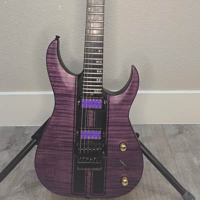 Schecter Banshee GT FR 6-String Electric Guitar - Satin Trans Purple image 1
