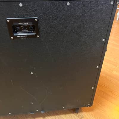Marshall 1960A Lead 300-Watt 4x12" Angled Guitar Speaker Cabinet 1998 - Present - Black image 13