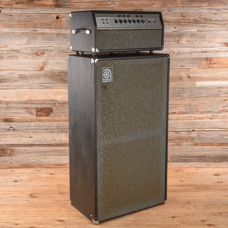Ampeg SVT "Blue Line" 300-Watt Bass Amp Head w/Squareback 8x10 Cabinet image 1