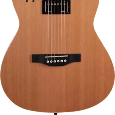 Godin A6 Ultra Thinline Acoustic-Electric Guitar, Solid Cedar Top image 1