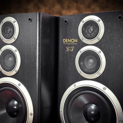 DENON D-3 (USC-3) 💥RaRe💥 Collector's Vintage Stereo Bookshelf Speakers image 4
