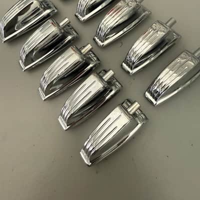 Set of (10) Vintage Ludwig Large Classic Lugs...Bass and Toms, Remarkably Clean! image 5