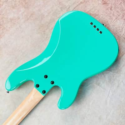 ベース LAKLAND USA 44-60 Teal Green Lakland USA Classic 44-60 Bass Guitar - Aged Sherwood Green