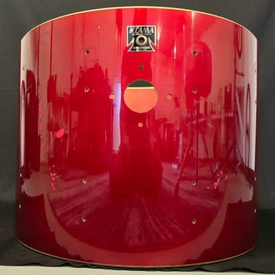 Tama Superstar 16 x 22" Bass drum shell 1980s - Cherry Wine image 1