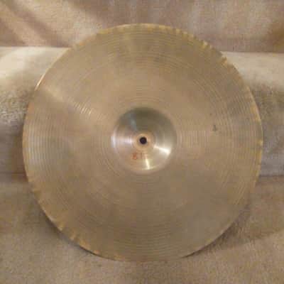 Zildjian Vintage Avedis 14 inch 813 gram lightweight crash or hi hat cymbal, 1960s - excellent! image 6
