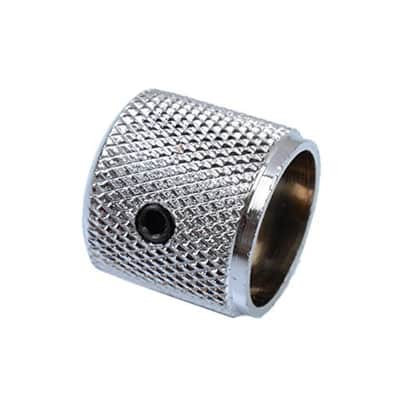 Metal Volume Tone Dome Tone Guitar Speed Control Knobs with Allen Keys Screws Set for Fender Strat Telecaster Gibson Les Paul Electric Guitar or Bass, Chrome Pack of 4 Pcs image 3