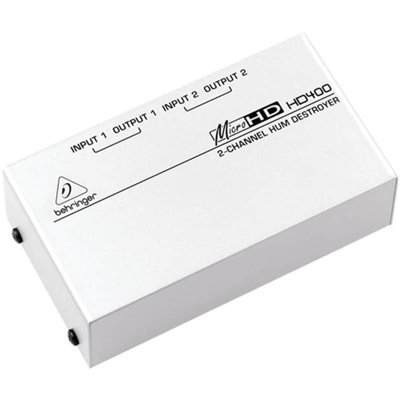 Behringer MicroHD HD400 2-Channel Hum Destroyer image 1