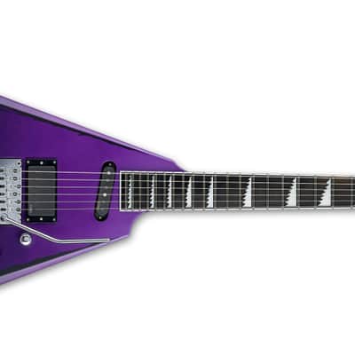 ESP E-II Alexi Laiho Ripped Sawtooth - Purple Fade Satin w/ Pinstripes w/ Case (EIIALEXIRIPPED) Bild 3