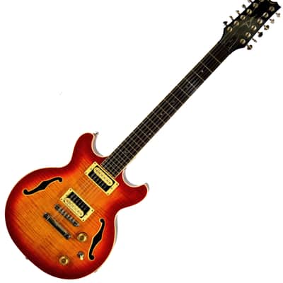 Dean Boca 12 Trans Cherry Burst