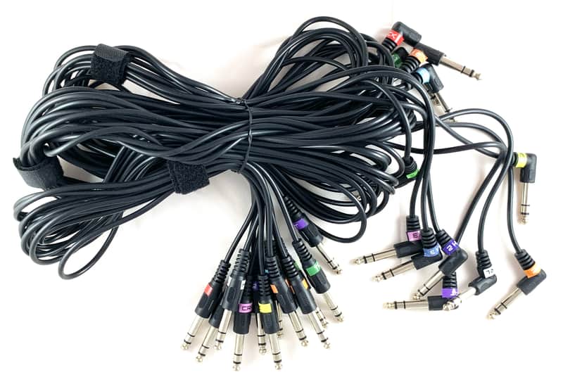 12 Cable Snake Harness Kit Replacement for eDRUMin 12 USB MIDI Drum Trigger Interface image 1