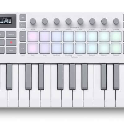 Novation LAUNCHKEY MINI 37 MK4 White 37-key MIDI Keyboard Controller+Air Bench image 3