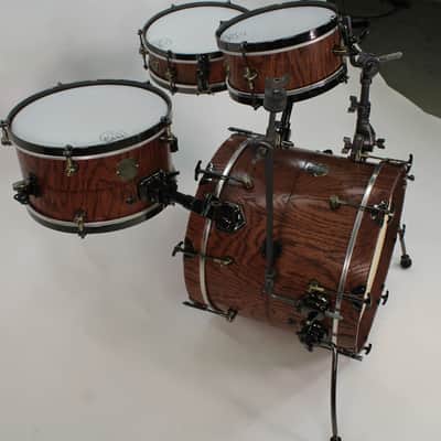 HHG Drums  Self Contained Nesting Kit 2021 Red Ebony Satin image 8