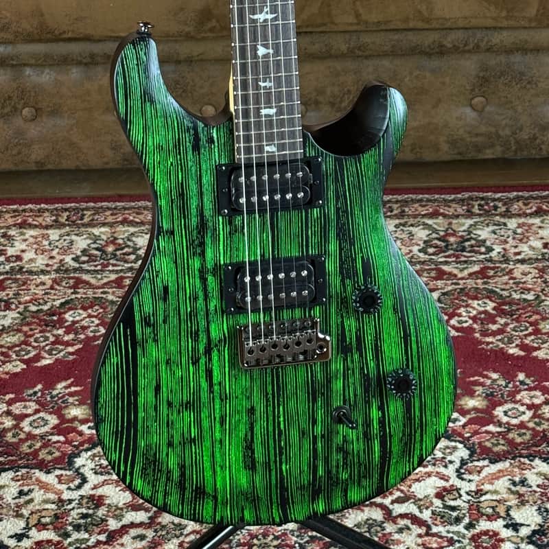 PRS SE CE24 Sandblasted Limited Edition Green - incl. Gigbag 3,211 kg - NEW image 1