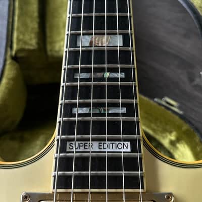 1986 Ibanez Artist AR350 PLT Super Edition Pearl White Floyd Rose image 4