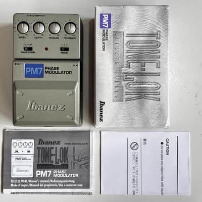 Ibanez PM7 Phase Modulator [NOS - New Old Stock] ToneLok Series - Grey Silver image 2