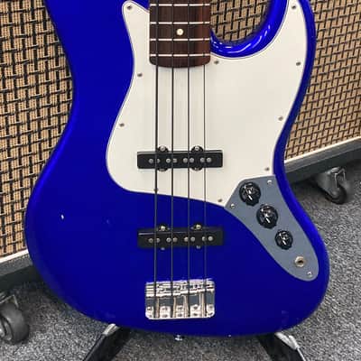Fender Standard Jazz Bass with Rosewood Fretboard - 2001 - Midnight Blue image 1