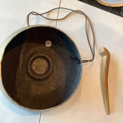 Anonymous Brass Hammered Gong 1960s 9” - #419 image 2