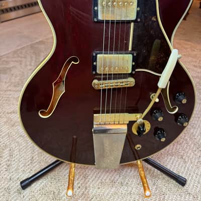 Gibson ES-355TDSV with Lyre Vibrola 1973 - Wine Red image 2