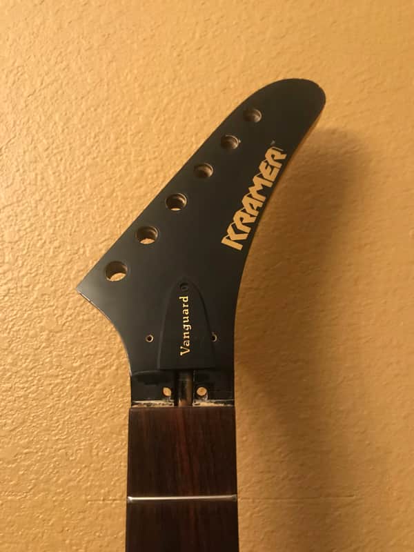 **1985 USA KRAMER Vanguard Banana Headstock Brown Stain Line Neck** image 1