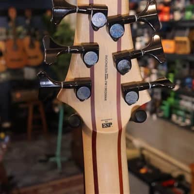ESP LTD B-206SM Natural Satin 6 String Bass - USED image 11