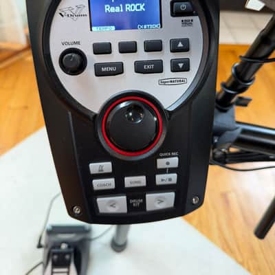 Roland TD-11K Electronic Drum Kit with DW 5000 Double Chain Pedal and Roc n Soc Throne image 2
