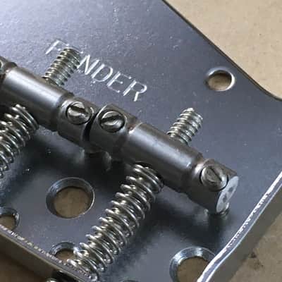 Fender Stamped 60s-80s Reissue Tele Guitar 6 String Telecaster Ashtray Bridge NOS Relic Tele image 5