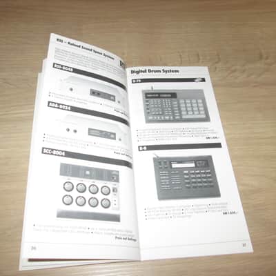 Roland Original 1992 Catalog (with JD-800) - Original Vintage Synthesizer Brochure image 8