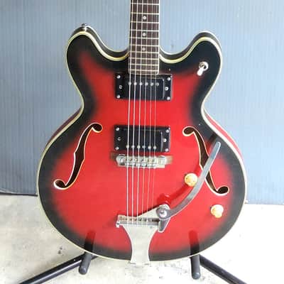 Tempo ES-335 style 1970's 2 Color Sunburst image 1