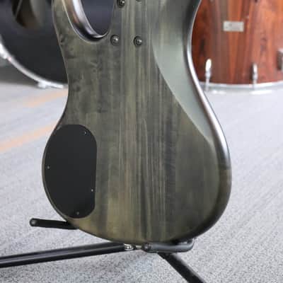 2007 Ibanez EDB 400 Ergodyne Transparent Black Flat Electric Bass Guitar image 11