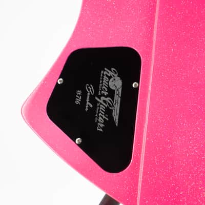 Kauer Banshee Deluxe - Neon Pink Sparkle w/ Gig Bag image 6