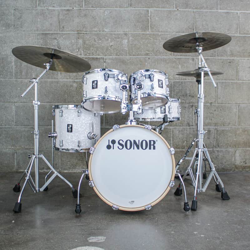 Sonor AQ2 White Marine Pearl 5 Piece Kit image 1