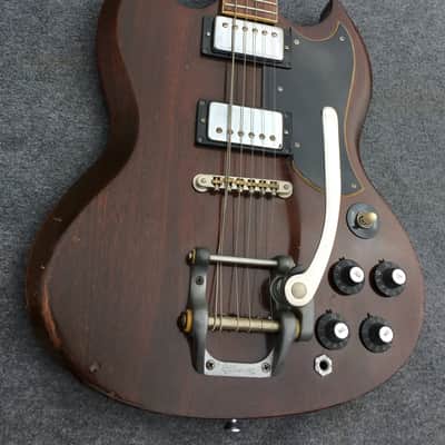 Gibson SG Standard with Bigsby 1972 - Walnut image 2