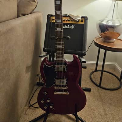 Left-handed Epiphone SG 400 Pro 2013 - Heritage cherry image 7