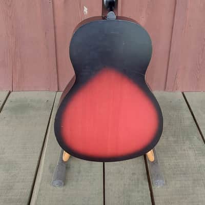 Vintage Orpheus Steel Neck, Sunburst Finish Acoustic Guitar image 7