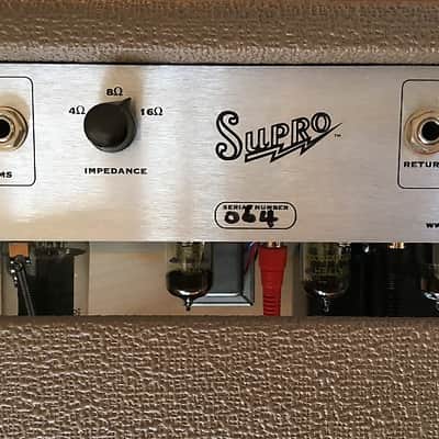 Supro Tremolectric 50 1X15” amp Bruce Zinky serial #064 image 6