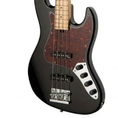 Sadowsky MetroExpress 21-Fret Vintage J/J Bass Solid Black High Polish image 3