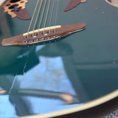 Ovation Celebrity CS-257 - Blue Transparent Burst - w/ OHSC image 14