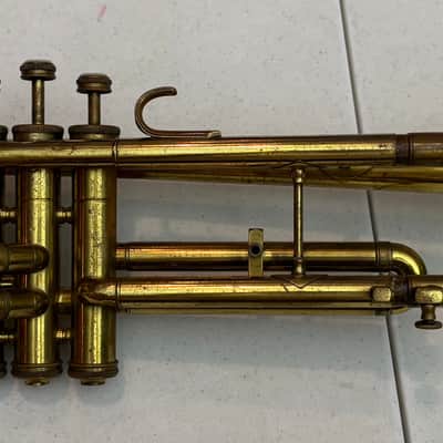 Vintage “Americana” Bb Trumpet — 30s/40s Era (est.) — Fair — SN 3782 — Soft Case image 7
