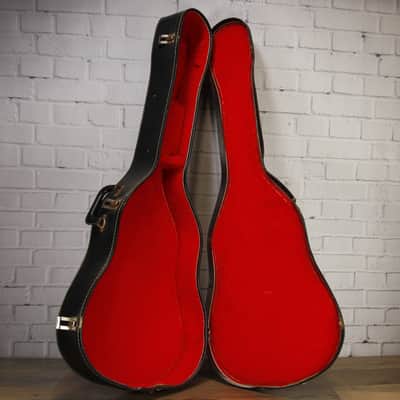 Galanti (Guild) Hollowbody Electric Guitar c1969 Red Burst w/Chip Case #201124 image 17