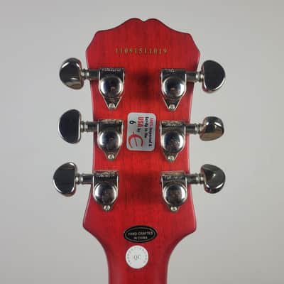2011 Epiphone Les Paul Ultra III - Cherry Burst image 4