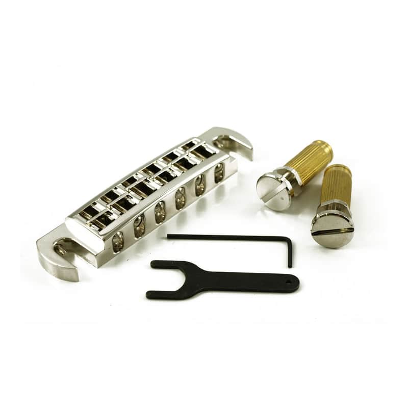 Tailpiece Wraparound W/SPRS2 (For PRS)-Nickel image 1