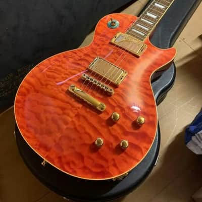 Edwards (ESP) Les Paul E LP 92SD/MQ - Quilted Mapletop image 2