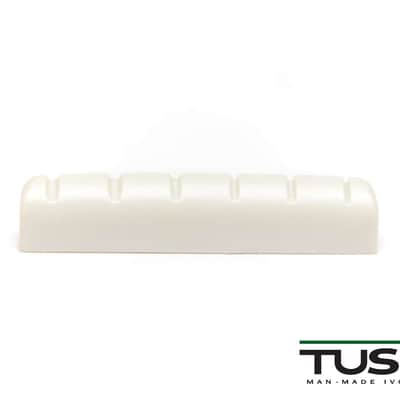 Graph Tech PQ-1728-L0 TUSQ 1-3/8" E-to-E Slotted Acoustic Guitar Nut (Left-Handed)