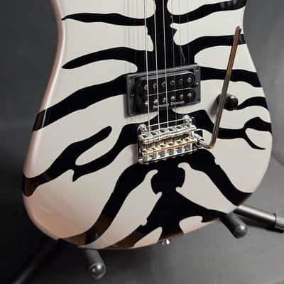 Charvel Super-Stock San Dimas Style 1 H 2PT M Electric Guitar Silver Bengal w/ Gig Bag image 3