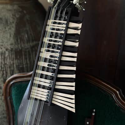 Electric Acoustic Nyckelharpa Sweden Violin with Bow, Key Harp Viola - 16 string image 6