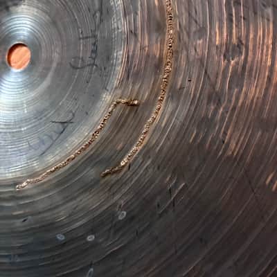 Restored Istanbul Agop OM 22” Ride Cymbal - cracks - 2476 Grams image 7