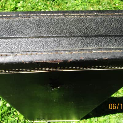 Fender  Stratocaster Telecaster Guitar Case, 1967-1971, Black, Logo image 8