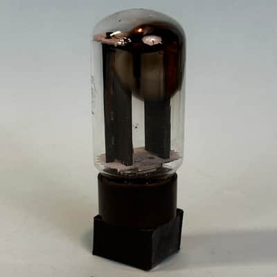 1962 RCA 5R4GYB Vintage Brown Base Black Plate Side D Getter Rectifier Tube!T472 image 2