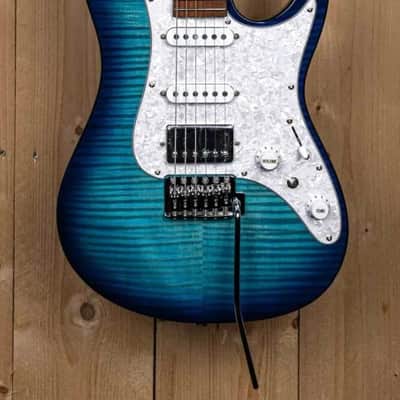 Ibanez AZ22S1F-TXB Standard 2025 - Present - Transparent Turquoise Burst image 3