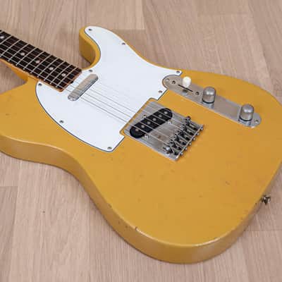 1980s Tokai Breezysound Model TE50-BLR T-Style Vintage Electric Guitar Butterscotch Japan w/ Case image 9